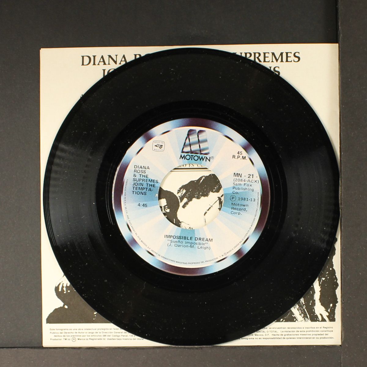 ain't no mountain high enough / impossible dream by DIANA ROSS & SUPREMES