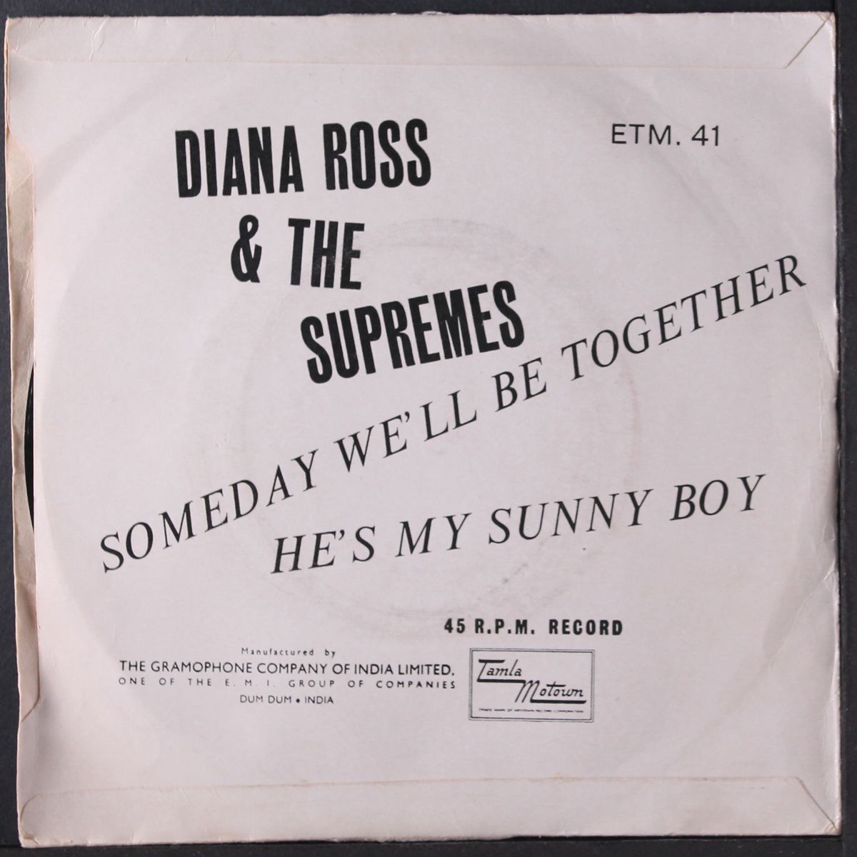 someday we'll be together / he's my sunny boy by DIANA ROSS & SUPREMES