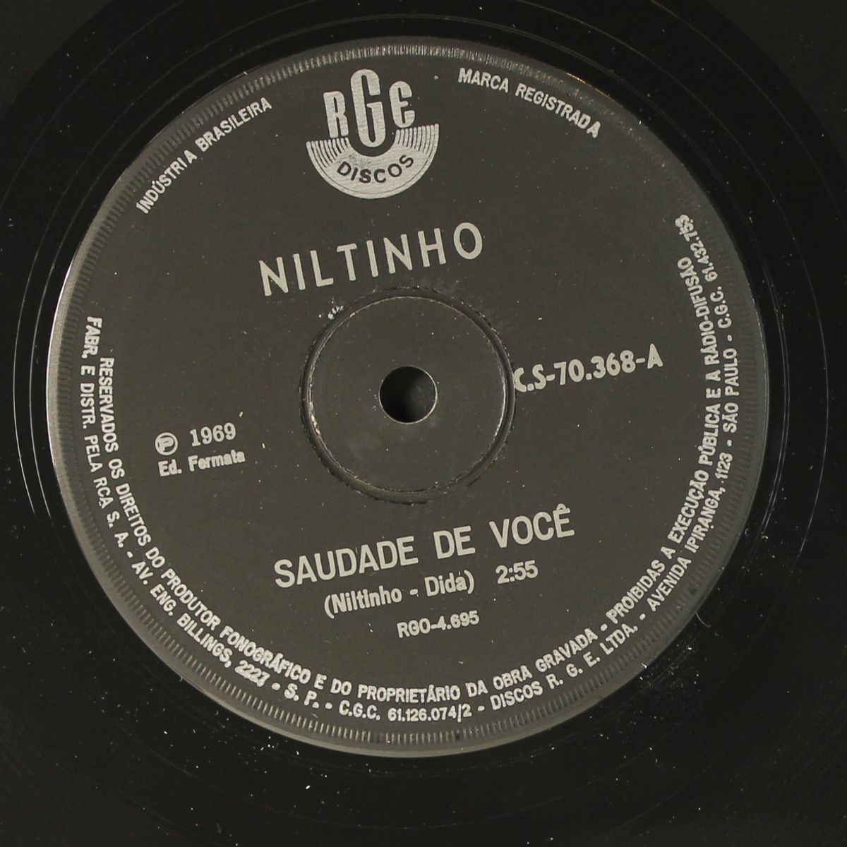 saudade de voce / sino da capela by NILTINHO