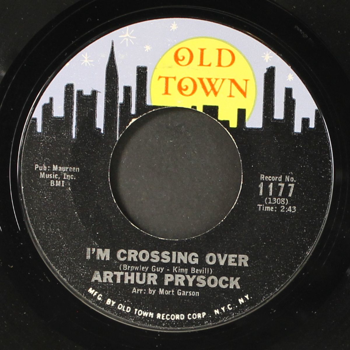 teardrops in the rain / i'm crossing over by ARTHUR PRYSOCK