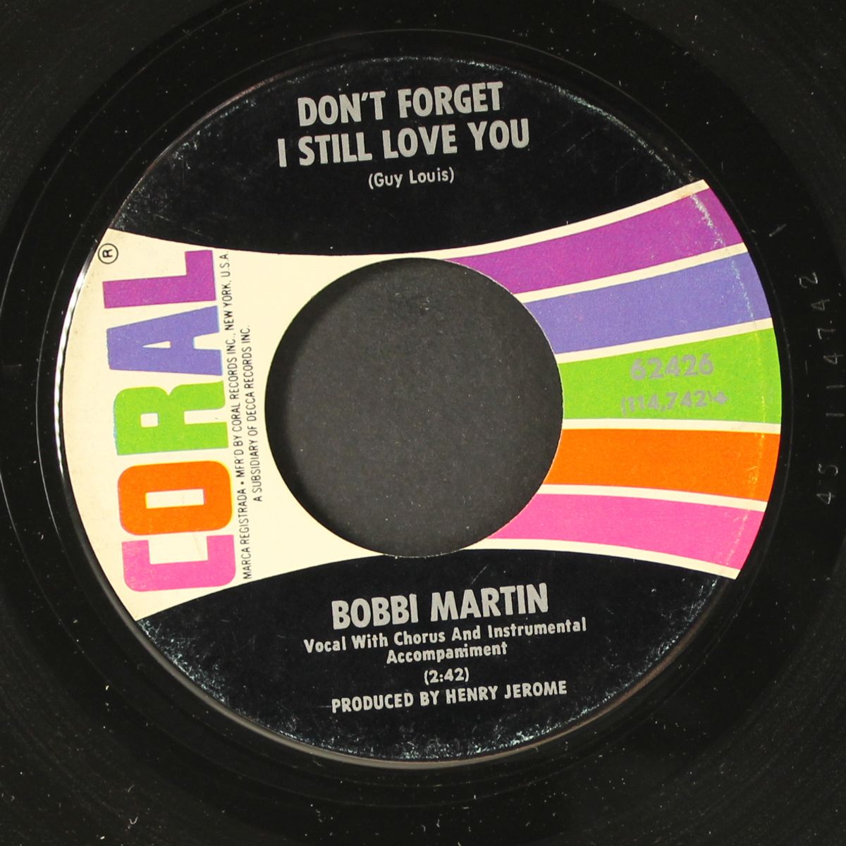 don't forget i still love you by BOBBI MARTIN