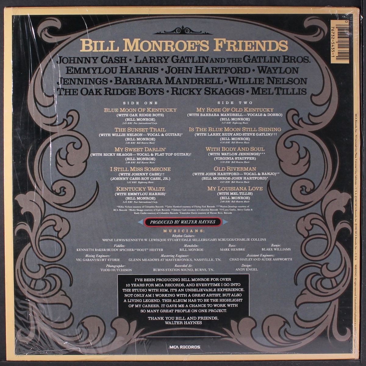 and friends by BILL MONROE