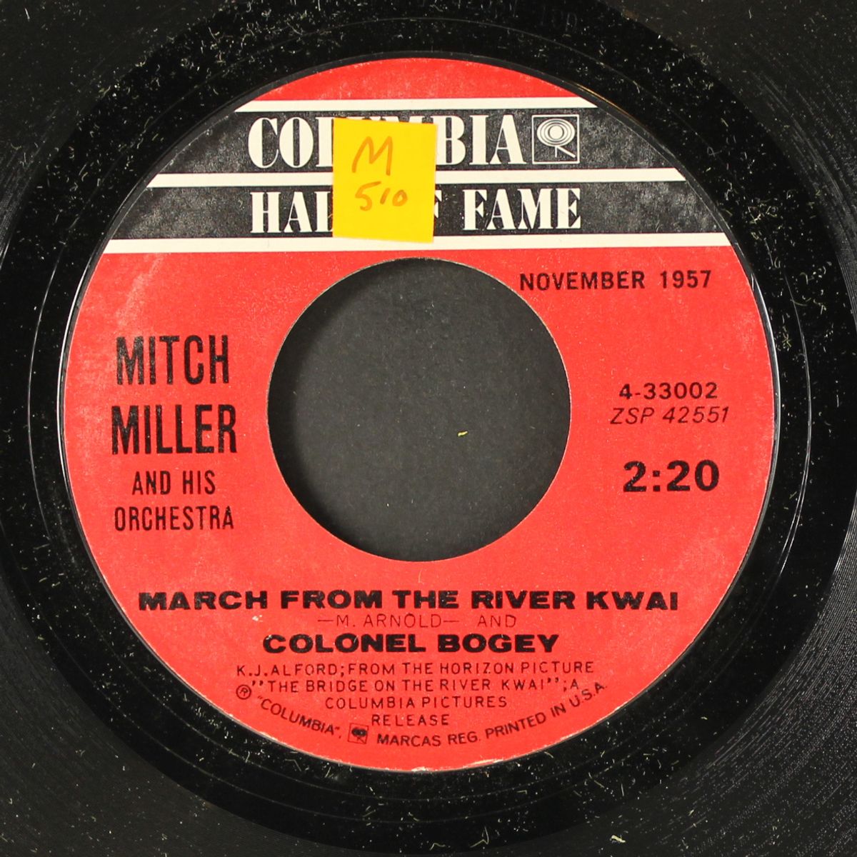 march from the river kwai / the yellow rose of texas by MITCH MILLER