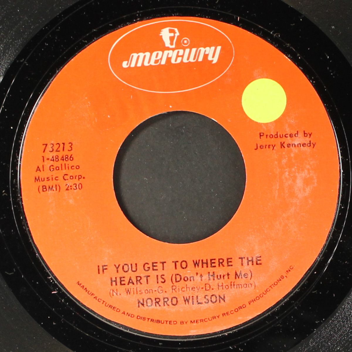 if you get to where the heart is / show me the way to her arms by NORRO WILSON