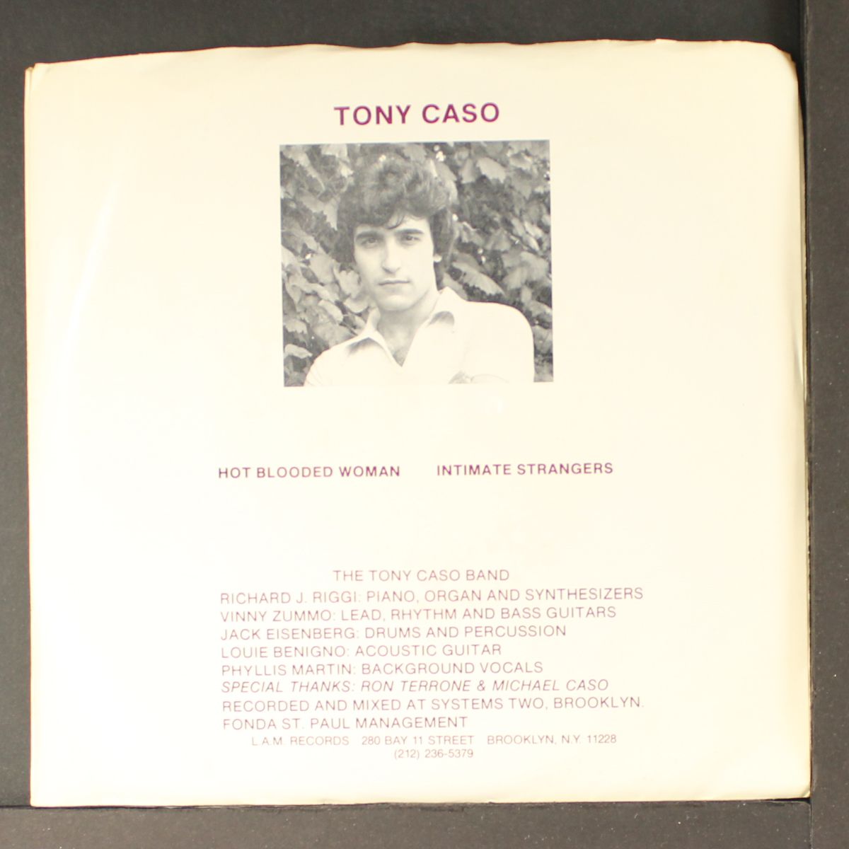 hot blooded woman / intimate strangers by TONY CASO