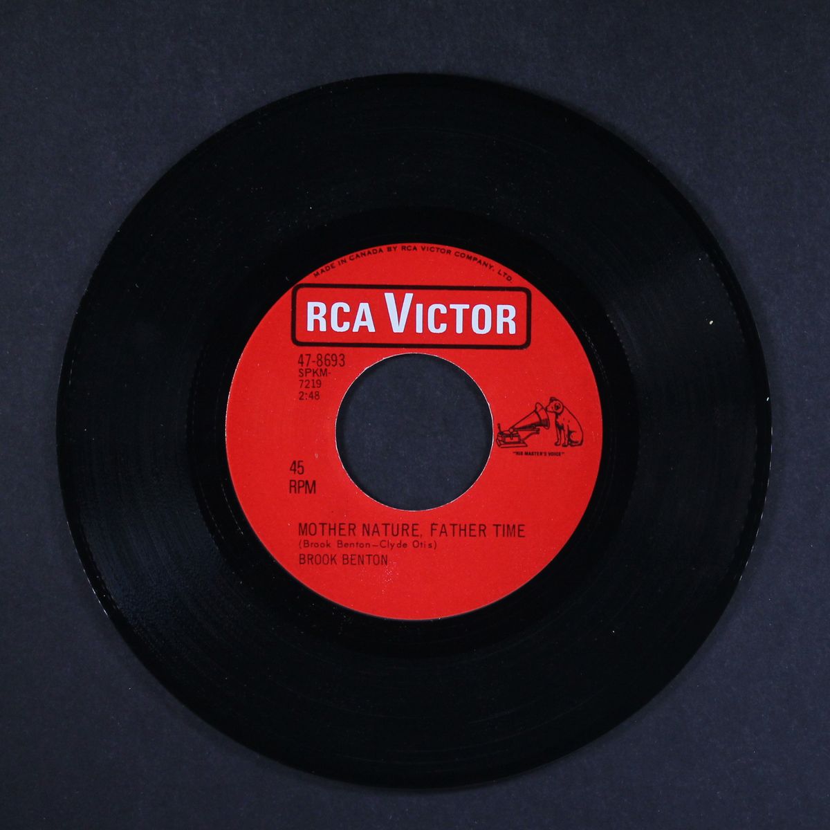 mother nature father time / you're mine by BROOK BENTON