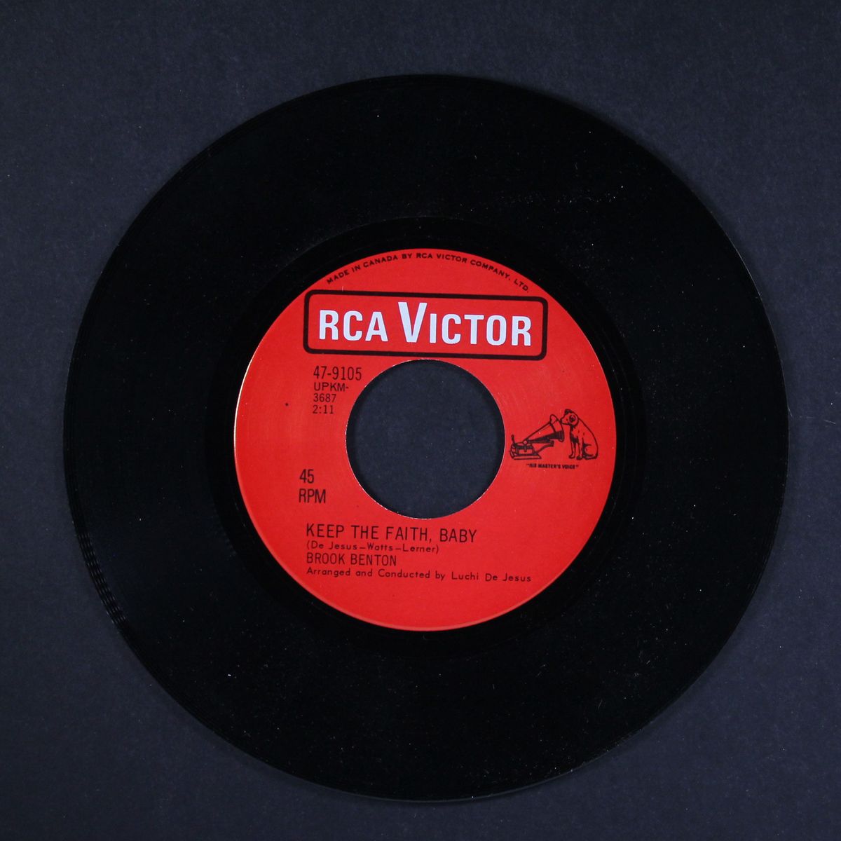 keep the faith baby / going to soulsville by BROOK BENTON