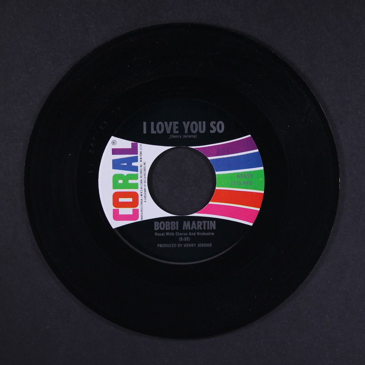 when will the torch go out / i love you so by BOBBI MARTIN