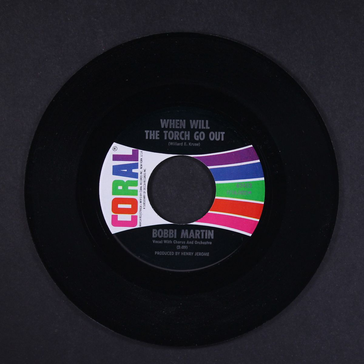 when will the torch go out / i love you so by BOBBI MARTIN