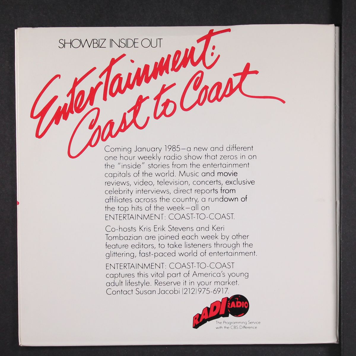 entertainment: coast to coast by VARIOUS