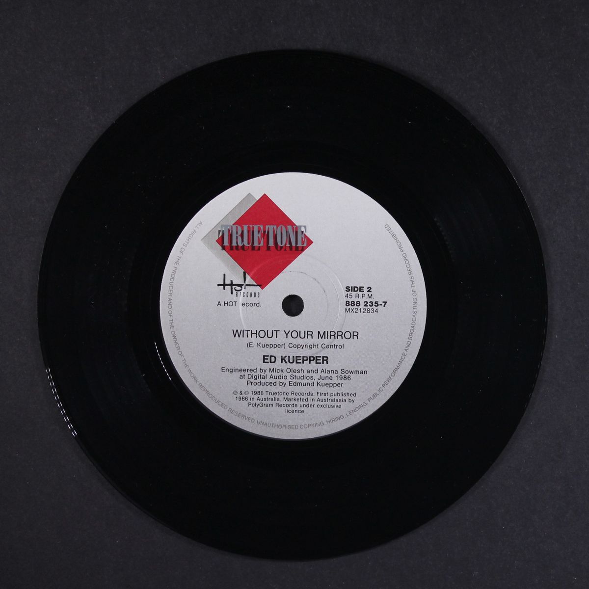 also sprach the king of eurodisco / without your mirror by ED KUEPPER