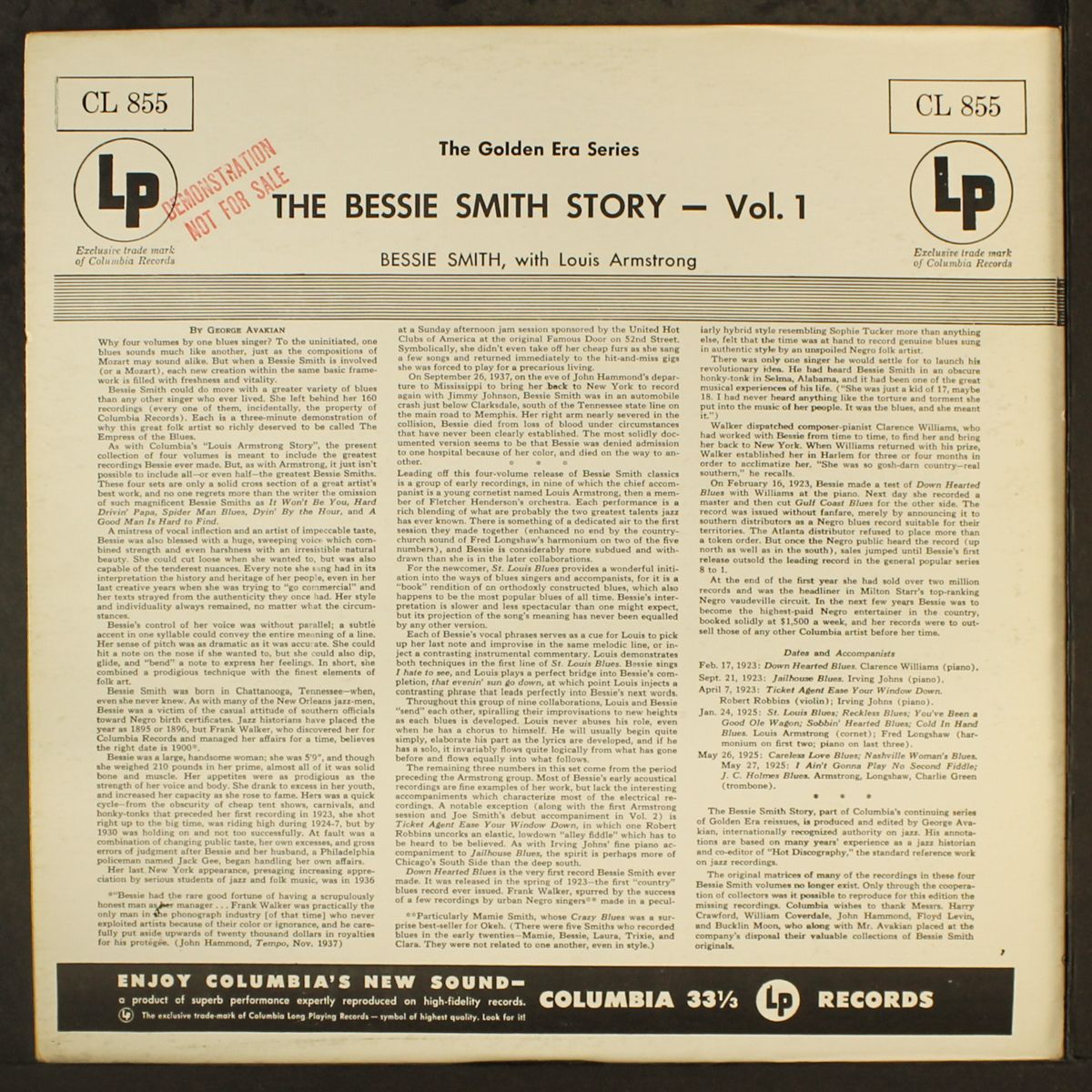 the bessie smith story, vol. 1 by BESSIE SMITH