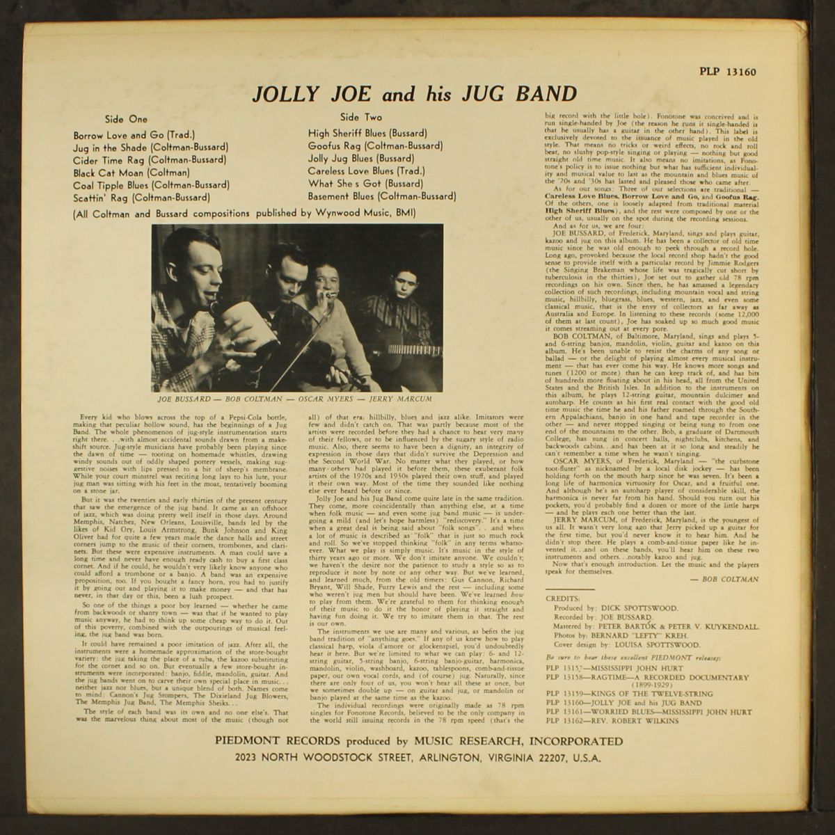 jolly joe and his jug band by JOLLY JOE & HIS JUG BAND
