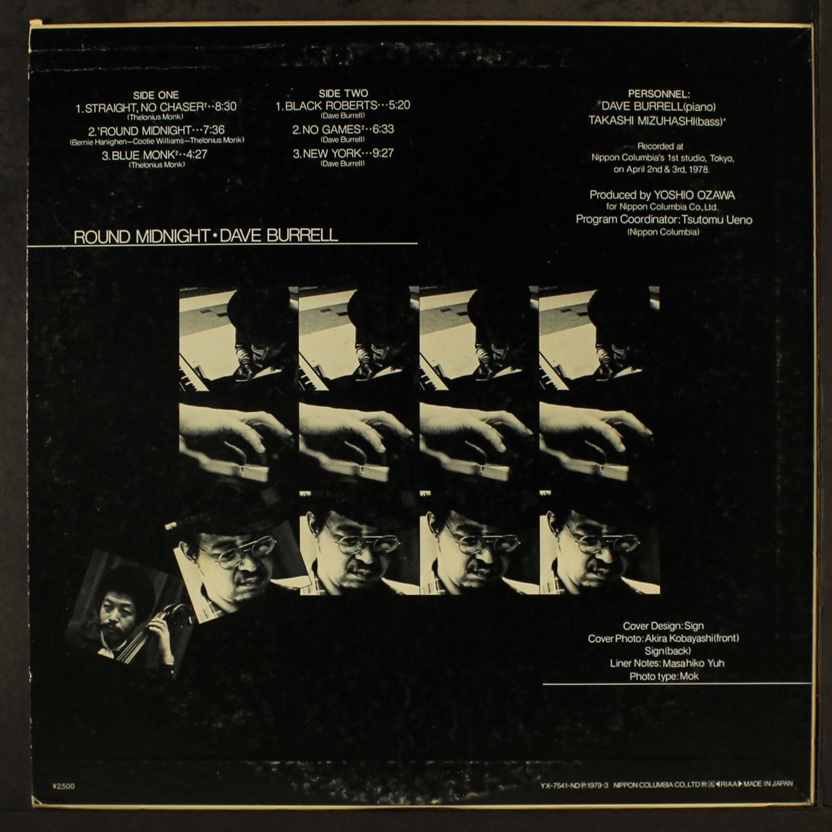 'round midnight by DAVE BURRELL