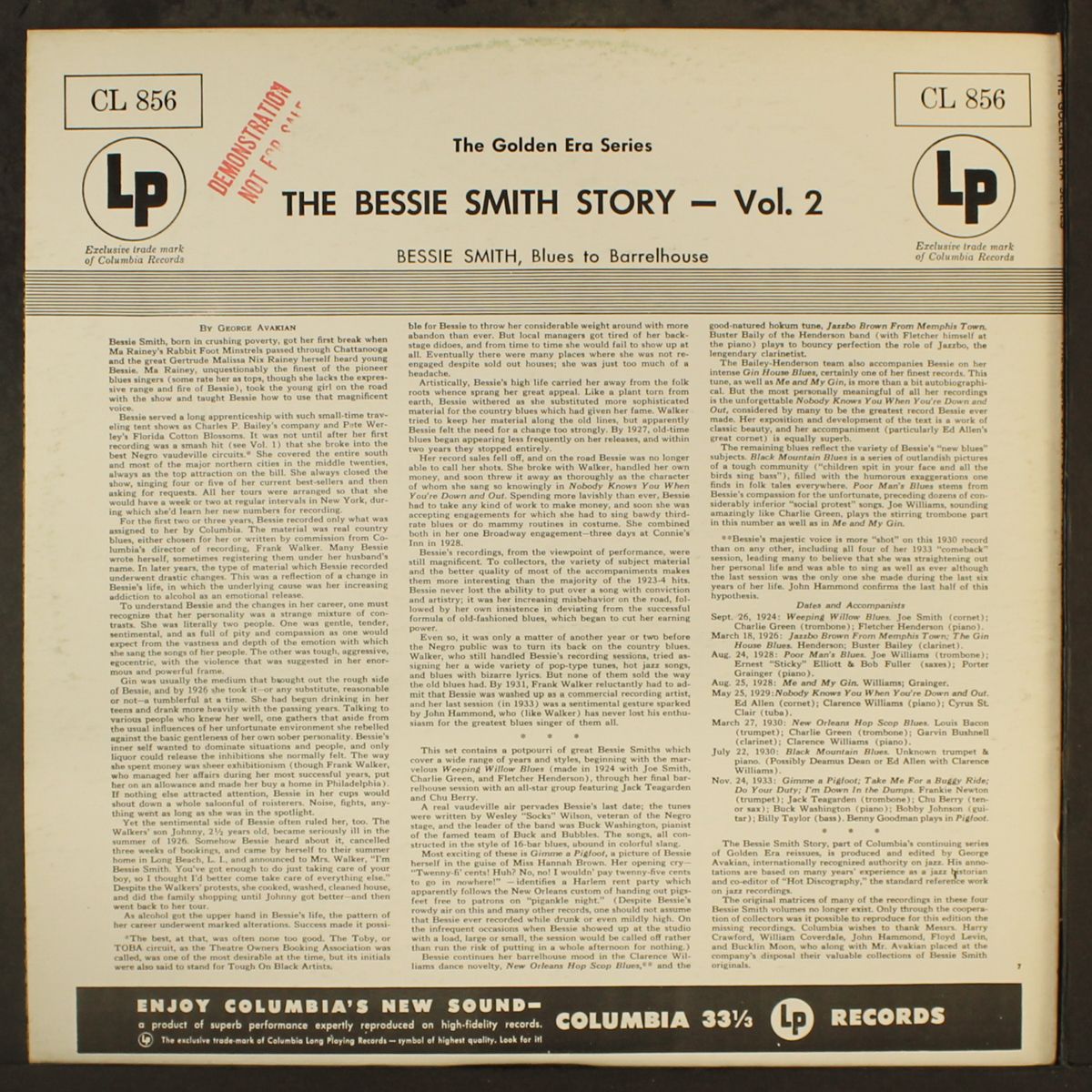 the bessie smith story, vol. 2 by BESSIE SMITH