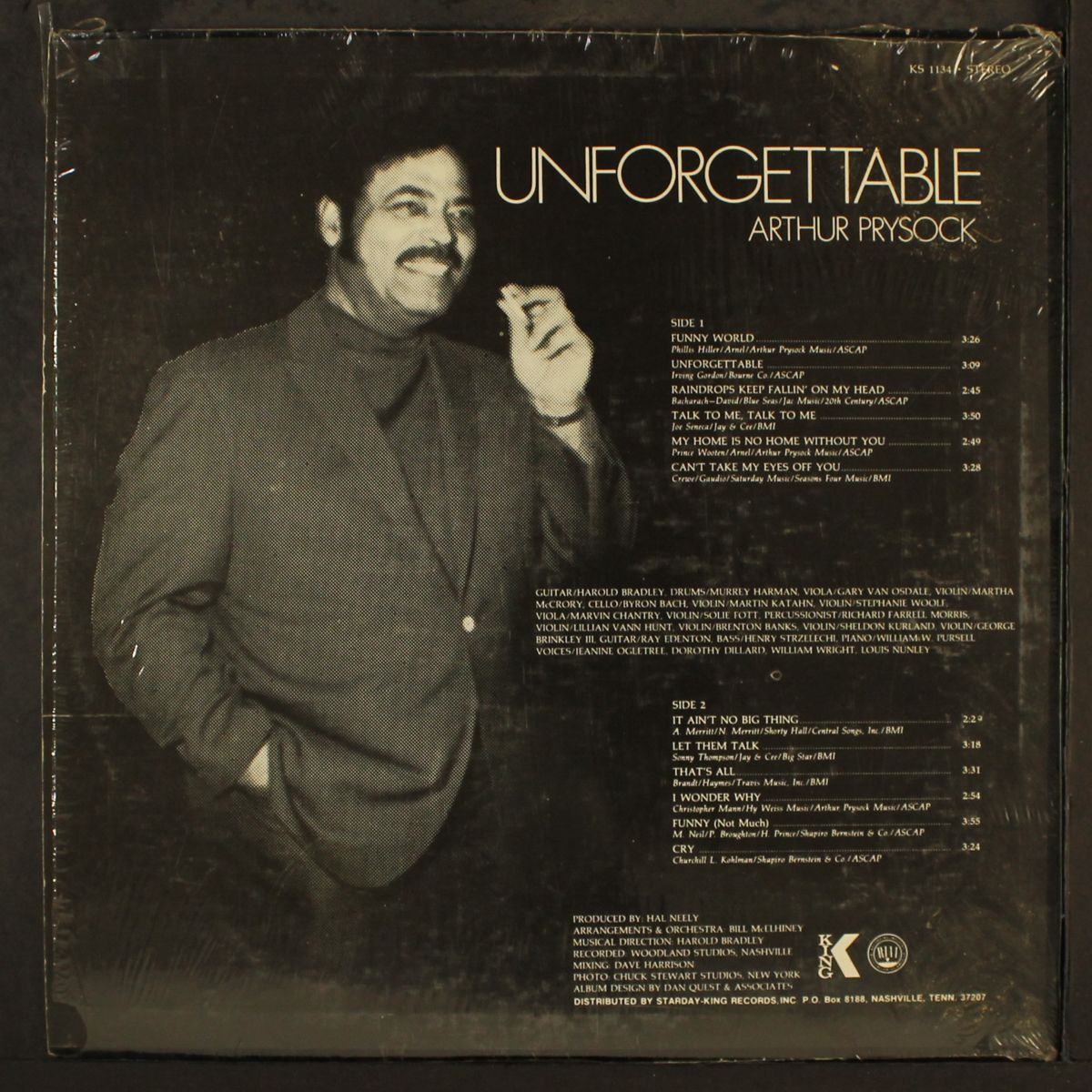 unforgettable by ARTHUR PRYSOCK