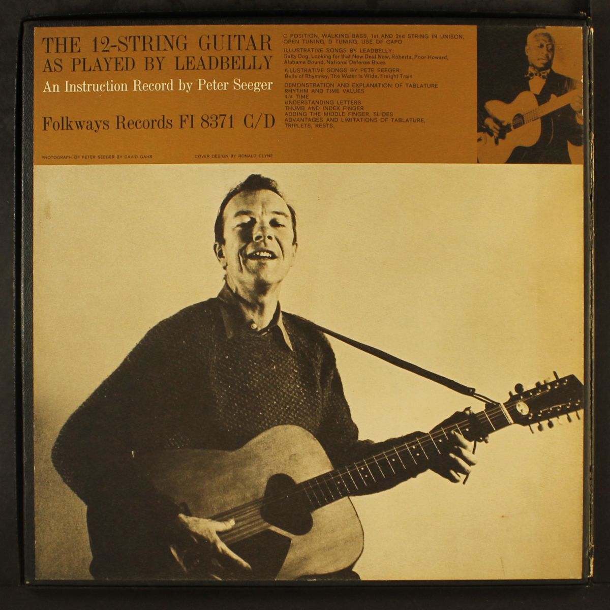 the 12-string guitar as played by leadbelly by PETE SEEGER
