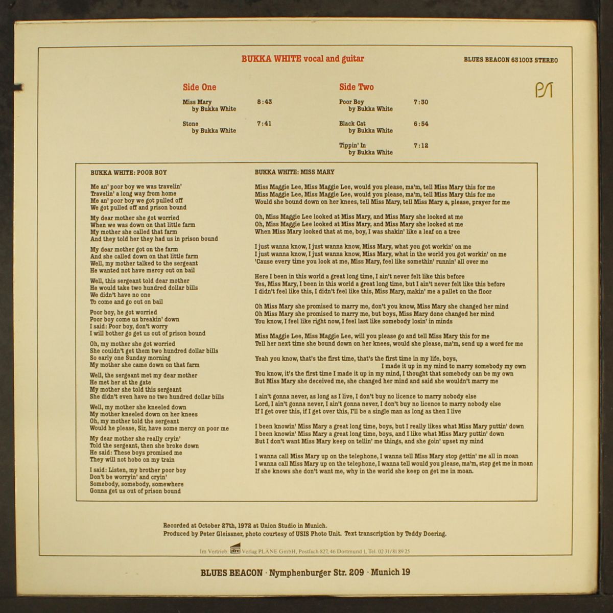 baton rouge mosby street by BUKKA WHITE