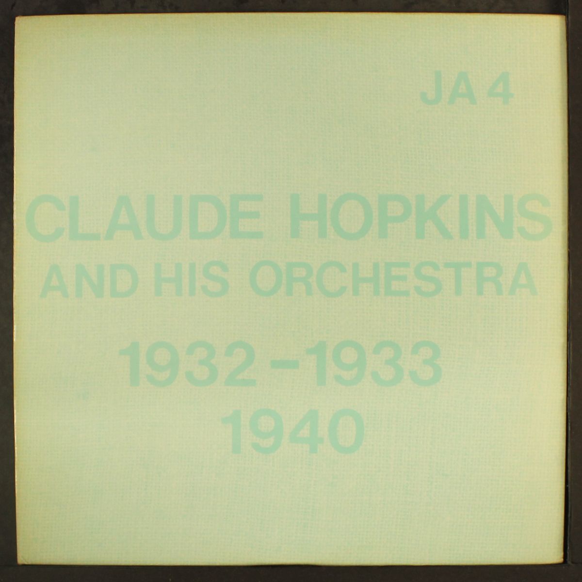 1932-1933 / 1940 by CLAUDE HOPKINS