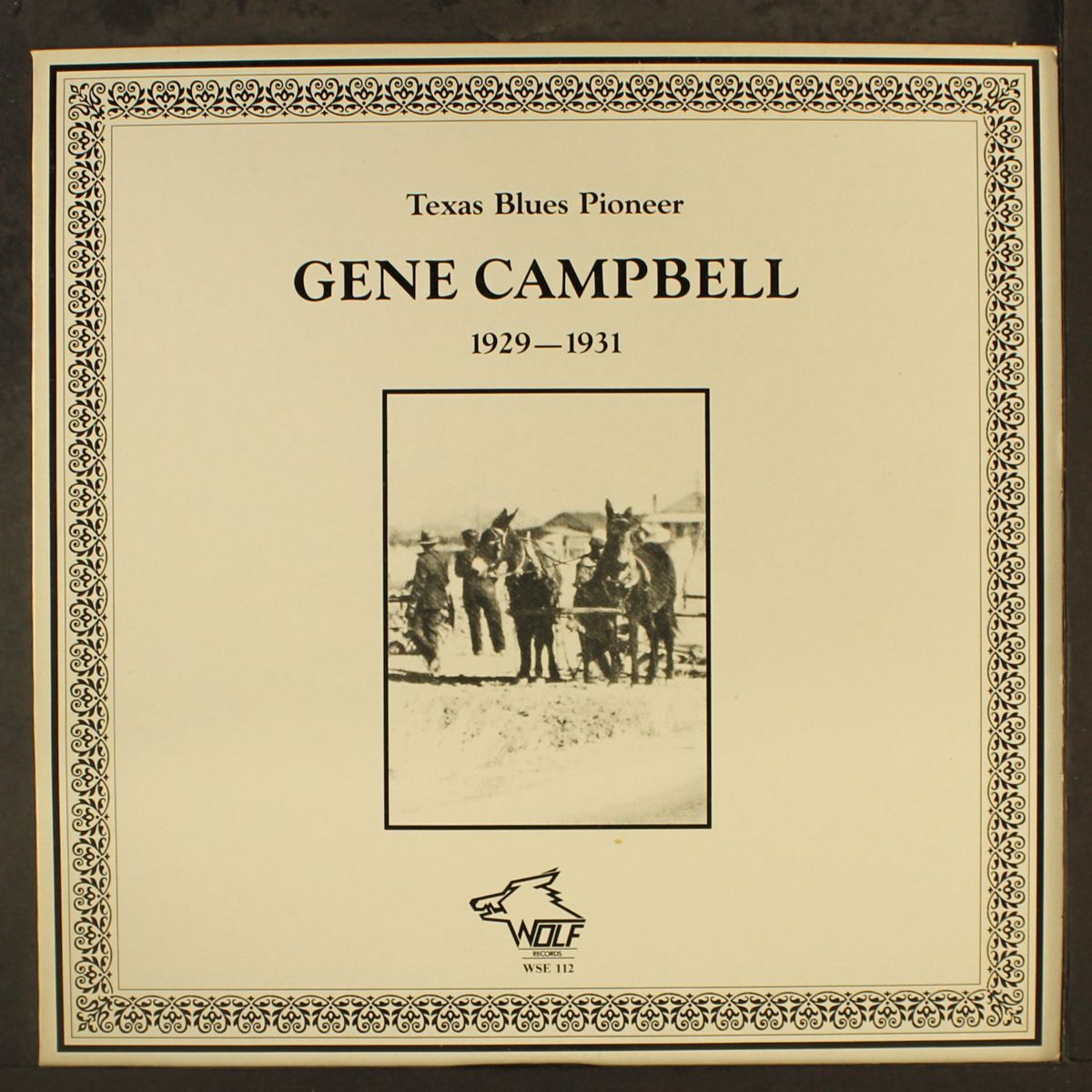 texas blues pioneer, '29-31 by GENE CAMPBELL