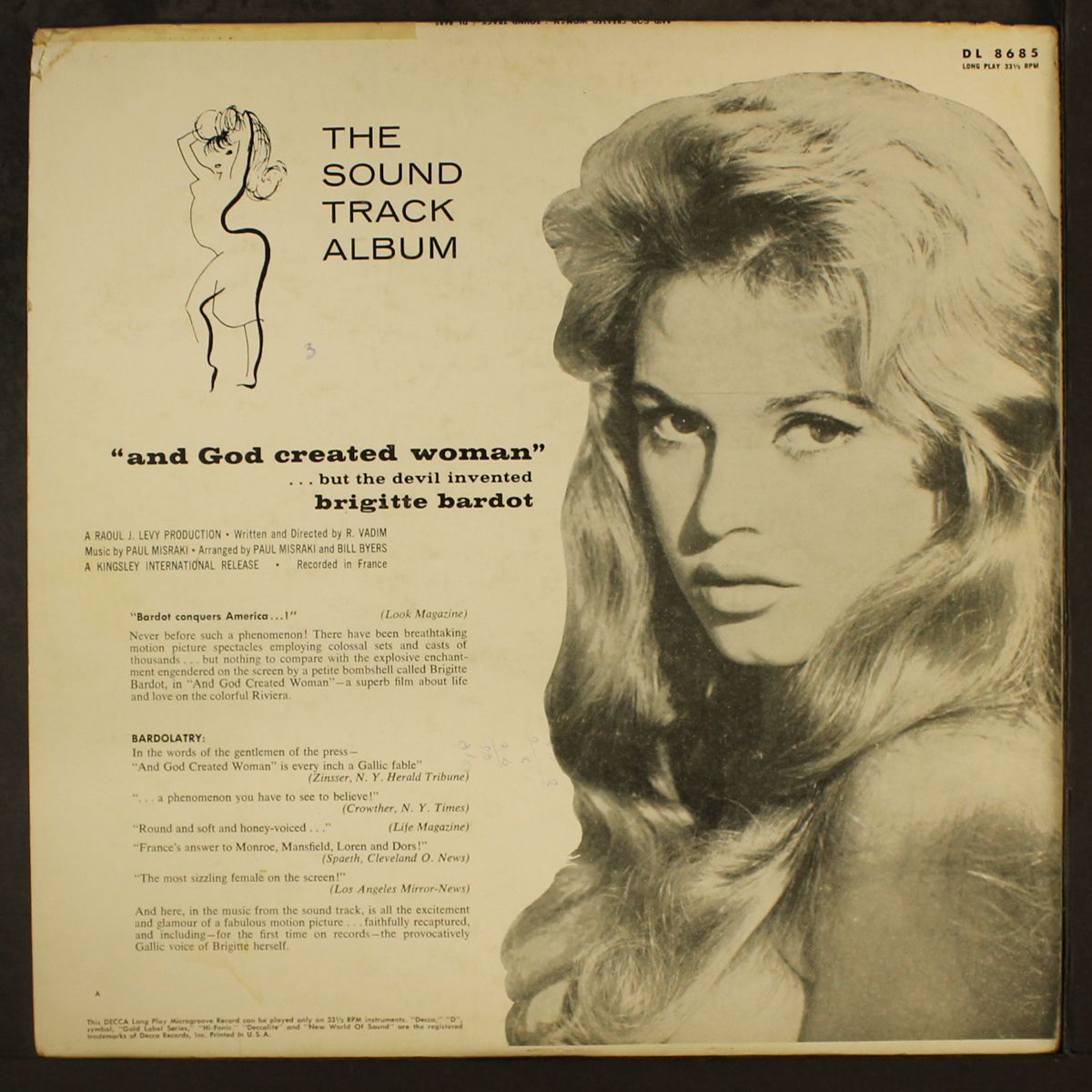 and god created woman by SOUNDTRACK