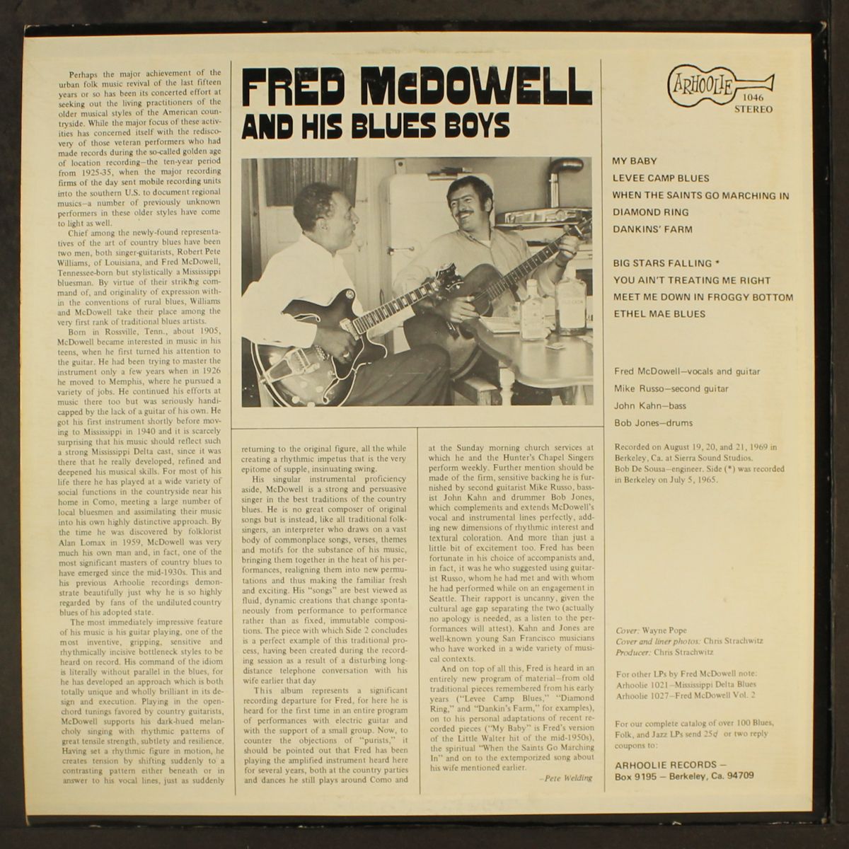 fred mcdowell & his blues boys by FRED MCDOWELL