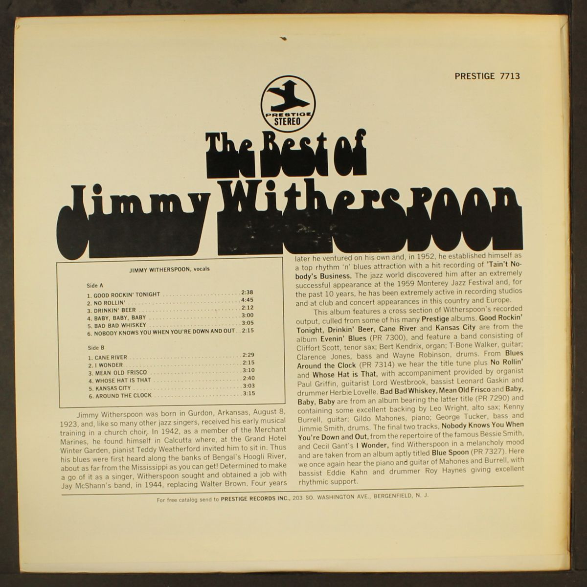 best of by JIMMY WITHERSPOON