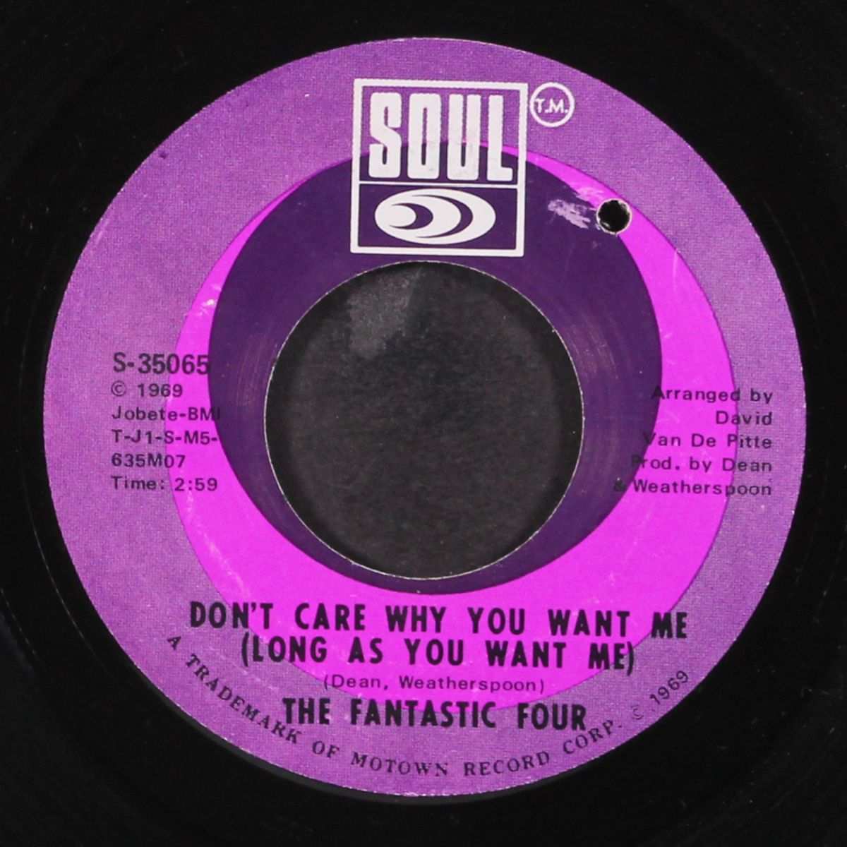 just another lonely night / don't care why you want me by FANTASTIC FOUR
