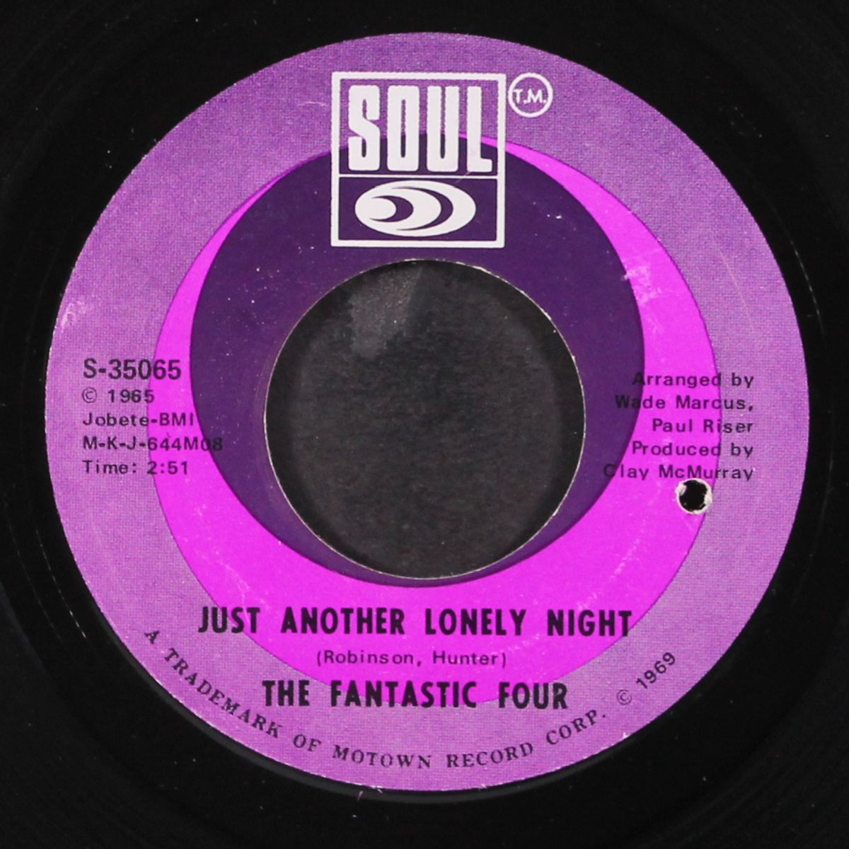 just another lonely night / don't care why you want me by FANTASTIC FOUR