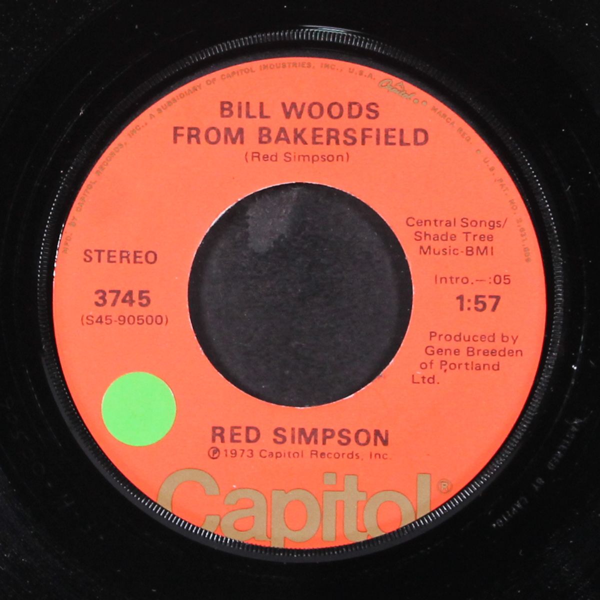 bill woods from bakersfield by RED SIMPSON