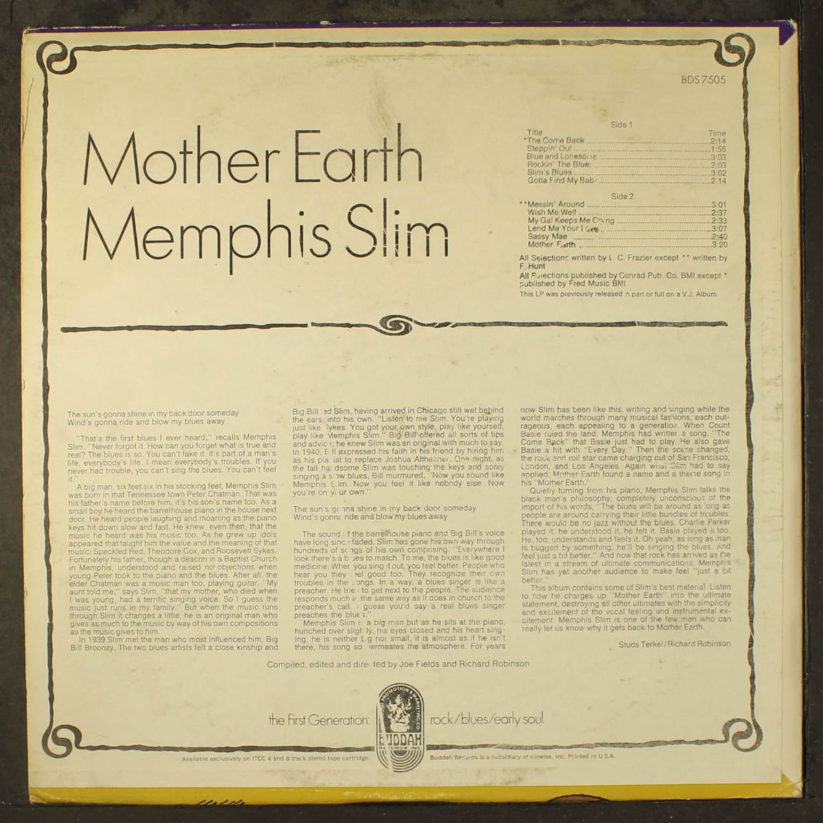 mother earth by MEMPHIS SLIM