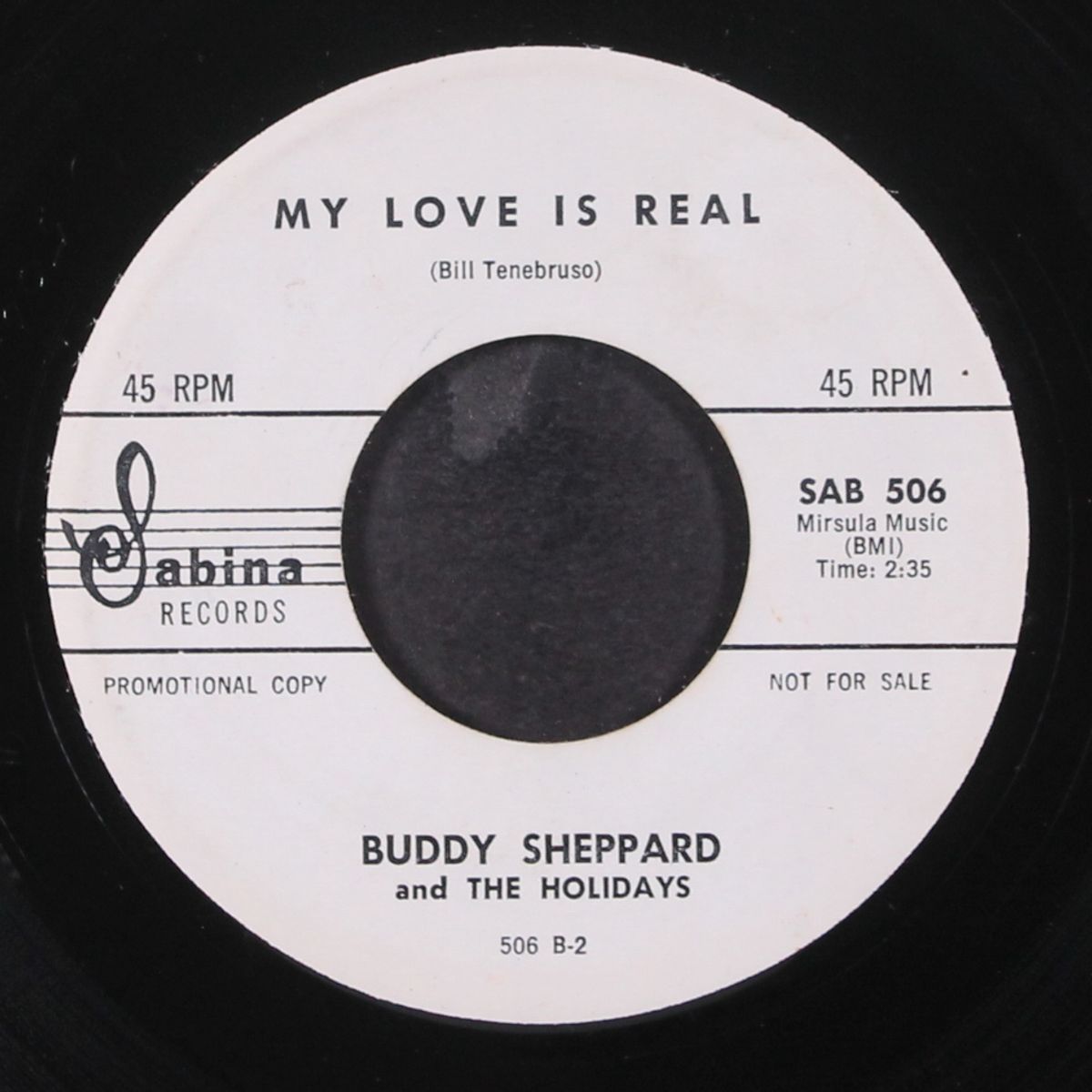 time to dream / my love is real by BUDDY SHEPPARD & HOLIDAYS