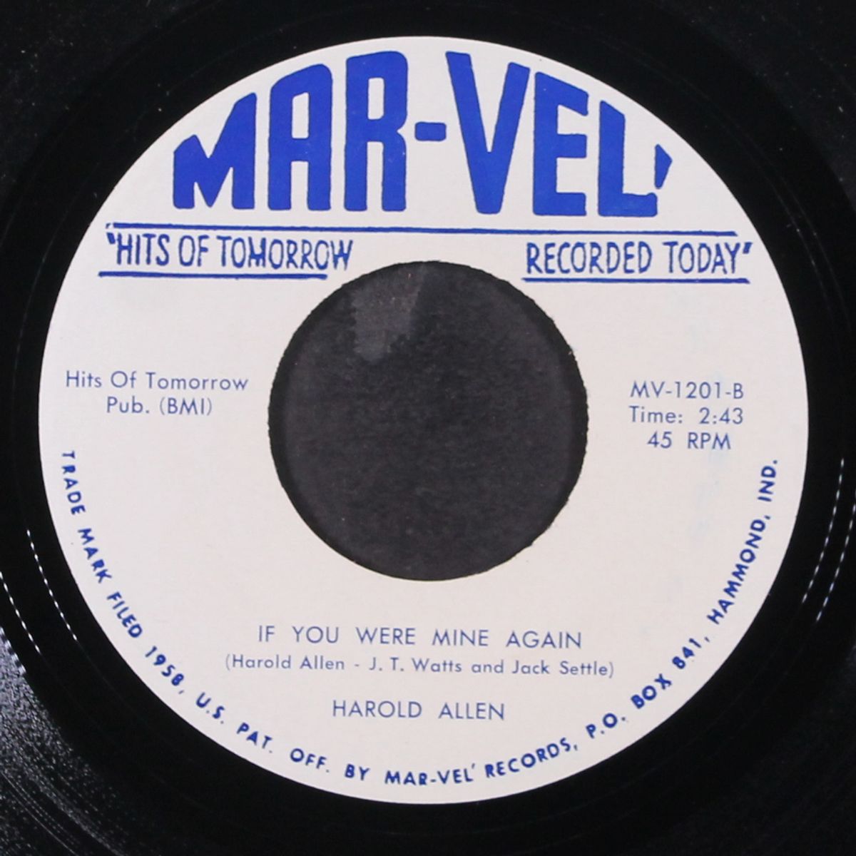 i need some lovin' / if you were mine again by HAROLD ALLEN