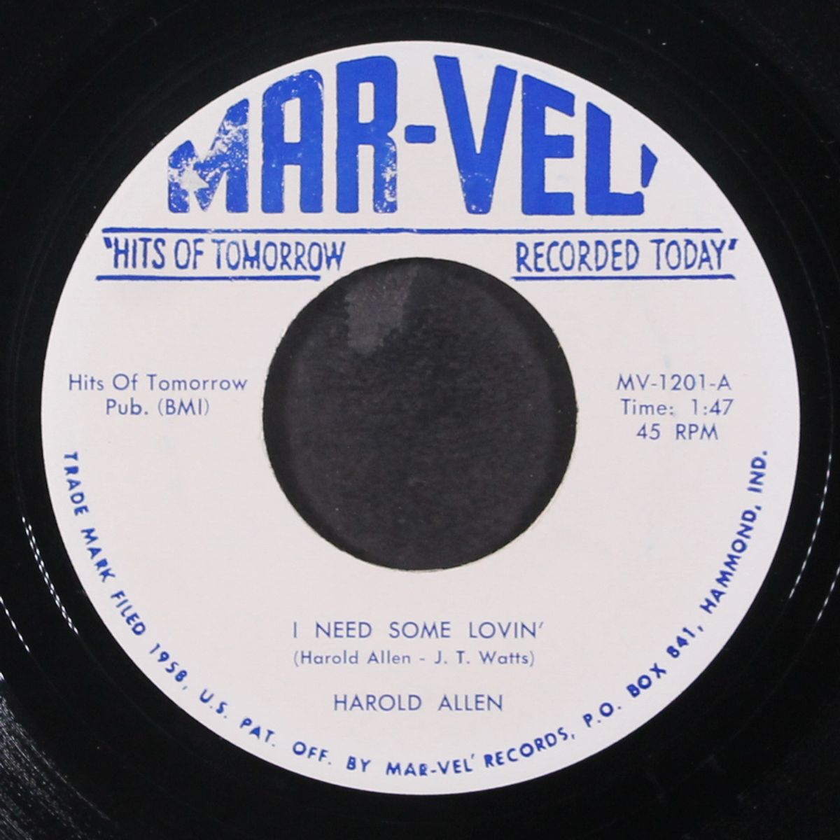 i need some lovin' / if you were mine again by HAROLD ALLEN
