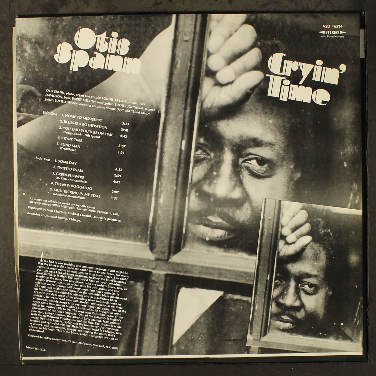 cryin' time by OTIS SPANN