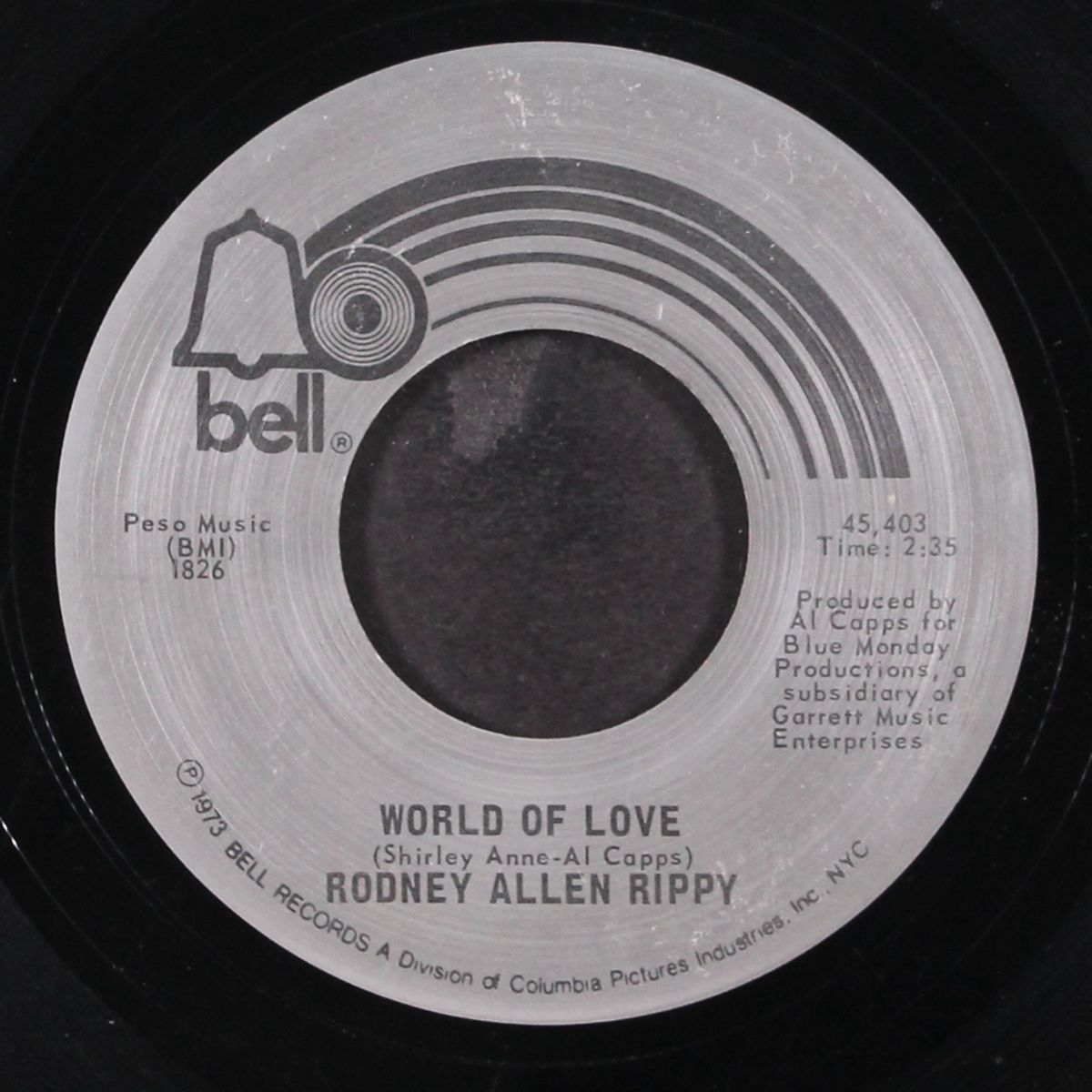 take life a little easier / world of love by RODNEY ALLEN RIPPY