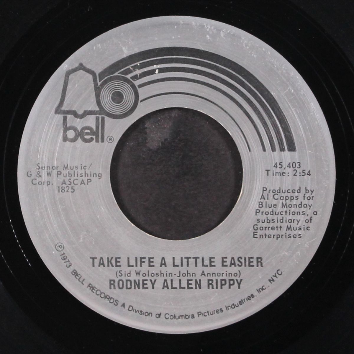 take life a little easier / world of love by RODNEY ALLEN RIPPY
