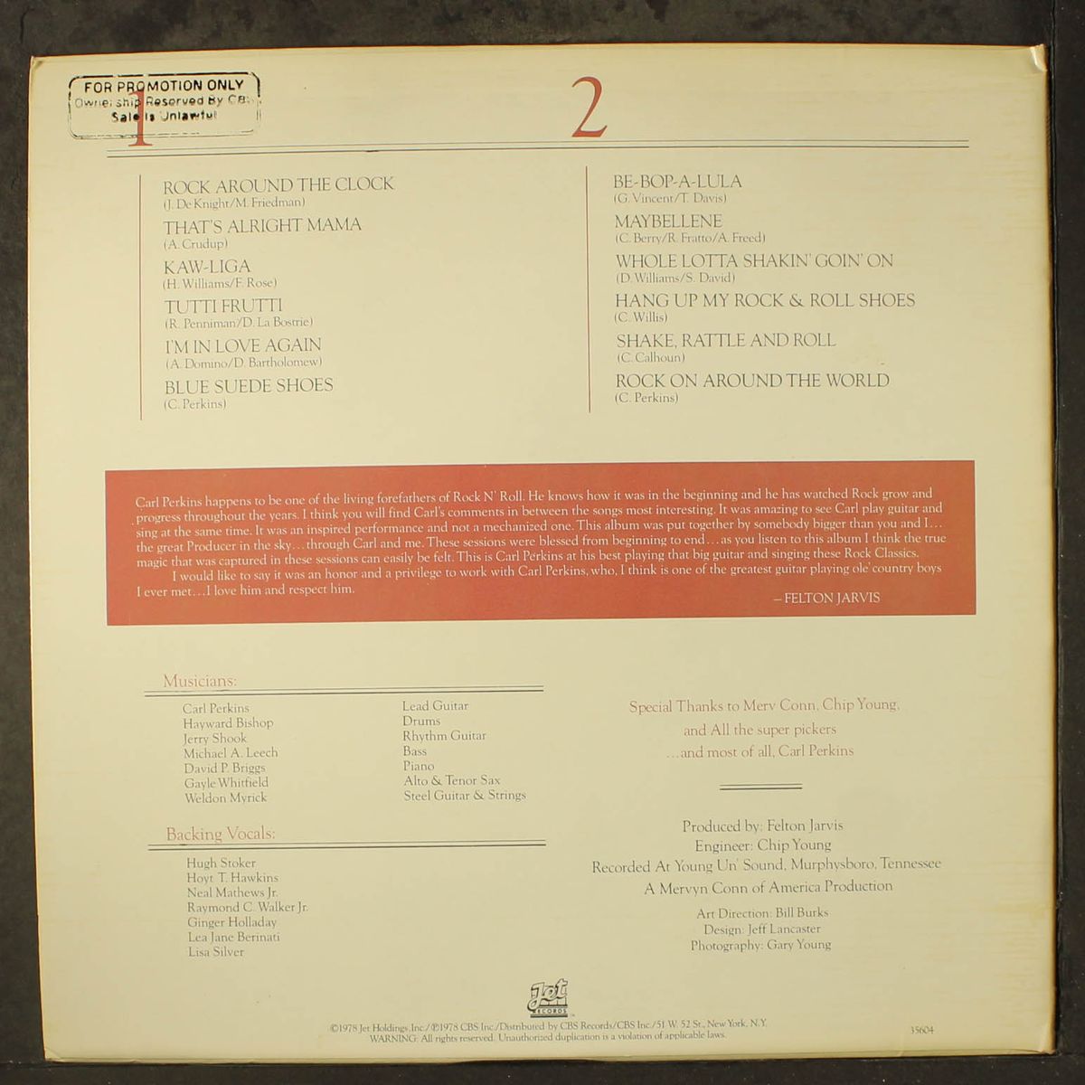 ol' blue suede's back by CARL PERKINS