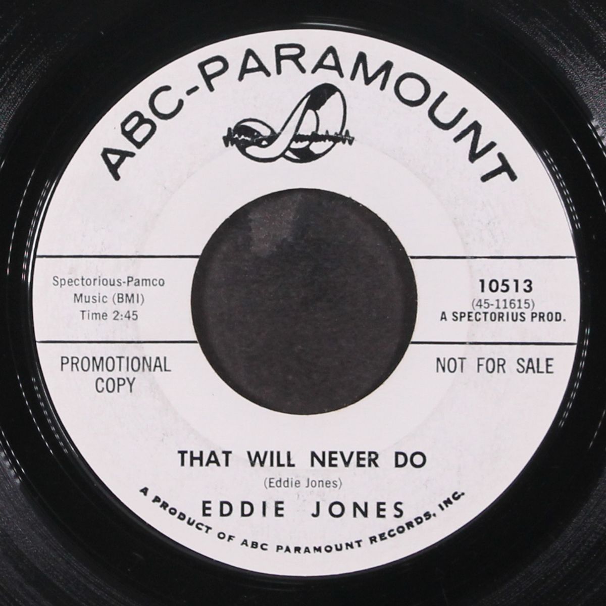 that will never do / it went to your head by EDDIE JONES