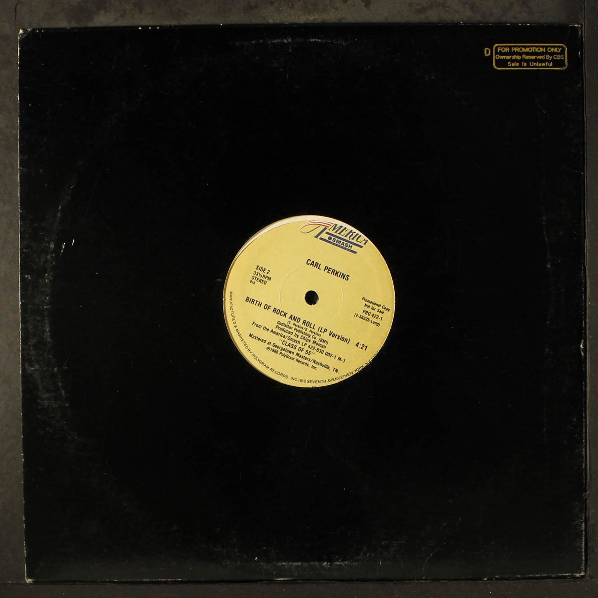 birth of rock and roll by CARL PERKINS