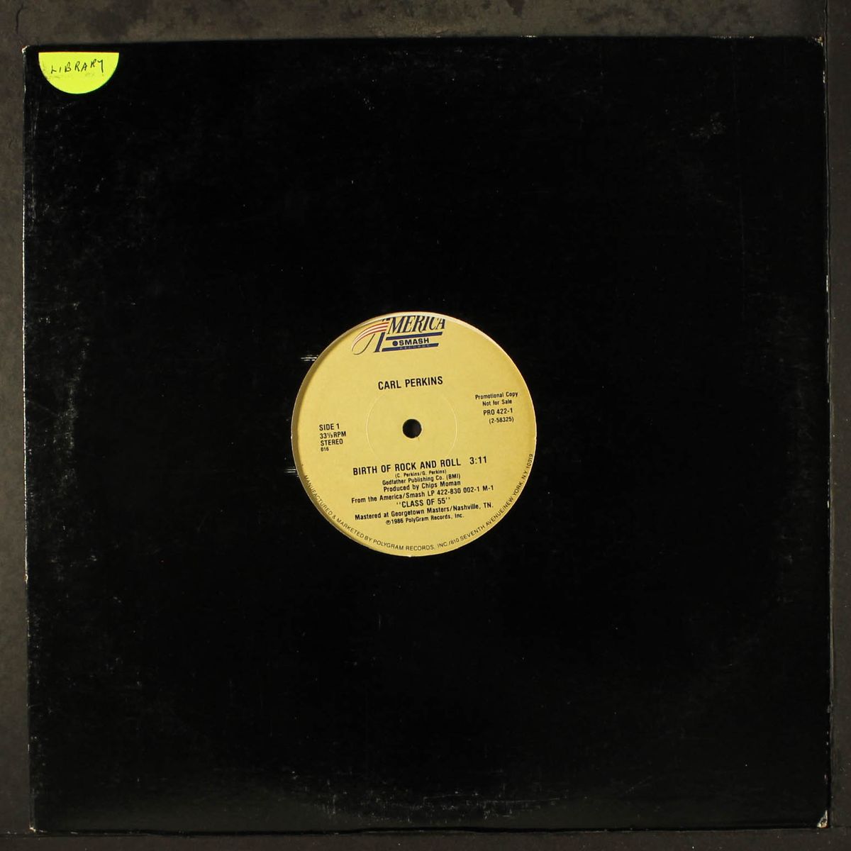 birth of rock and roll by CARL PERKINS