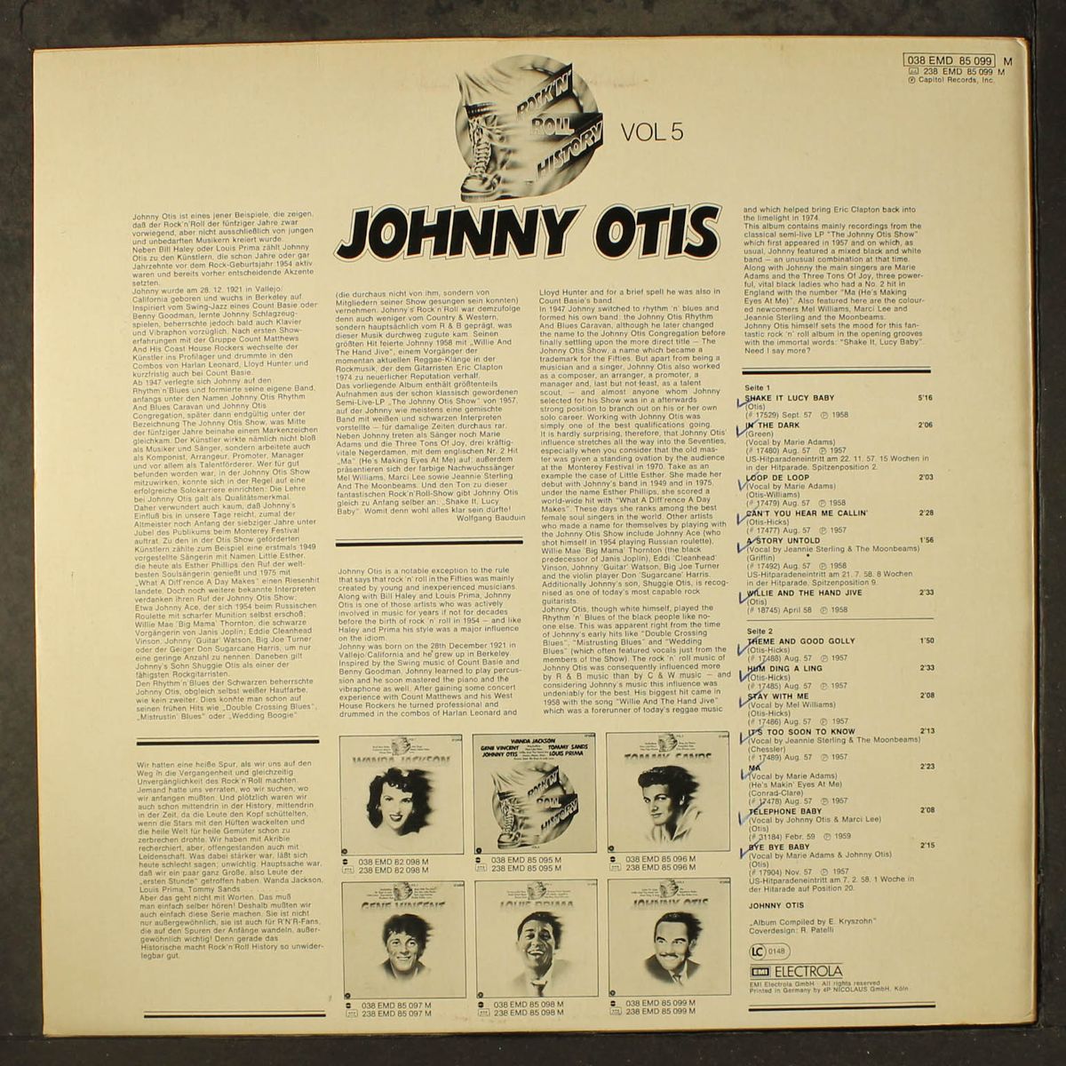 rock 'n' roll history, vol. 5 by JOHNNY OTIS