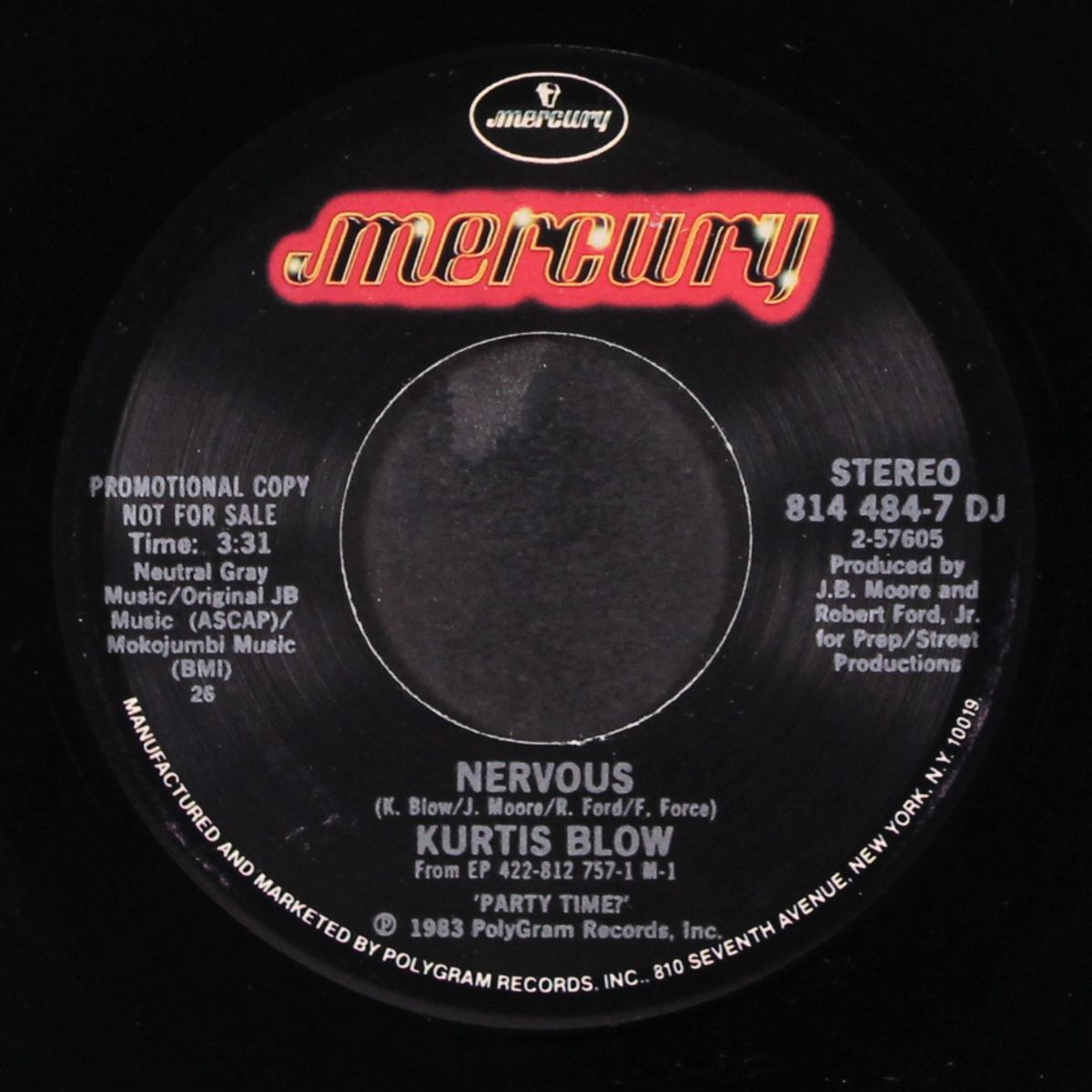 nervous / same by KURTIS BLOW
