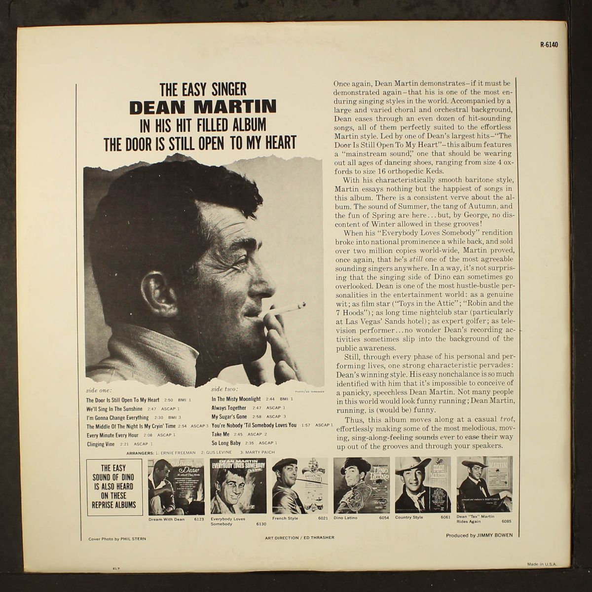 the door is still open to my heart by DEAN MARTIN