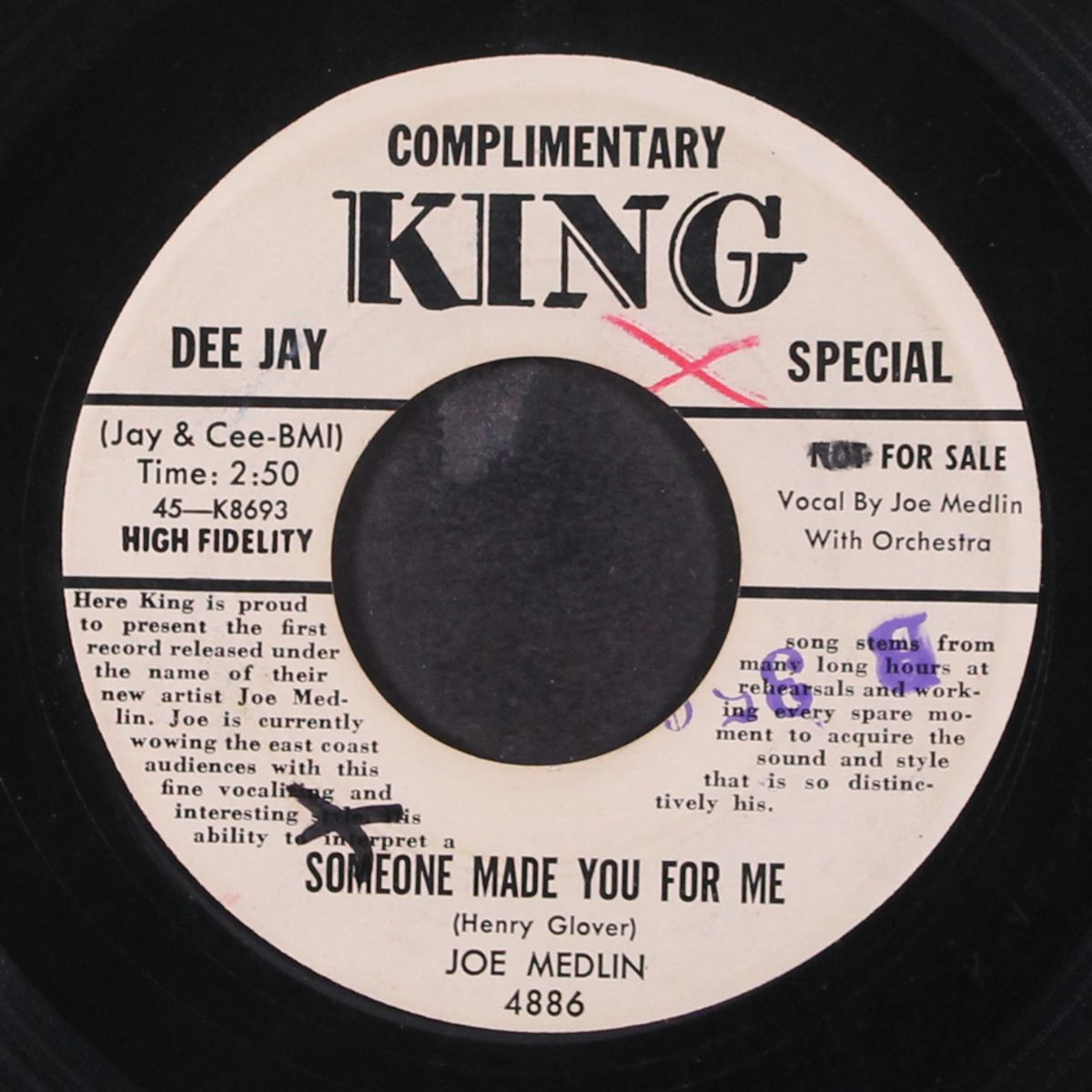 suffering with blues / someone made you for me by JOE MEDLIN