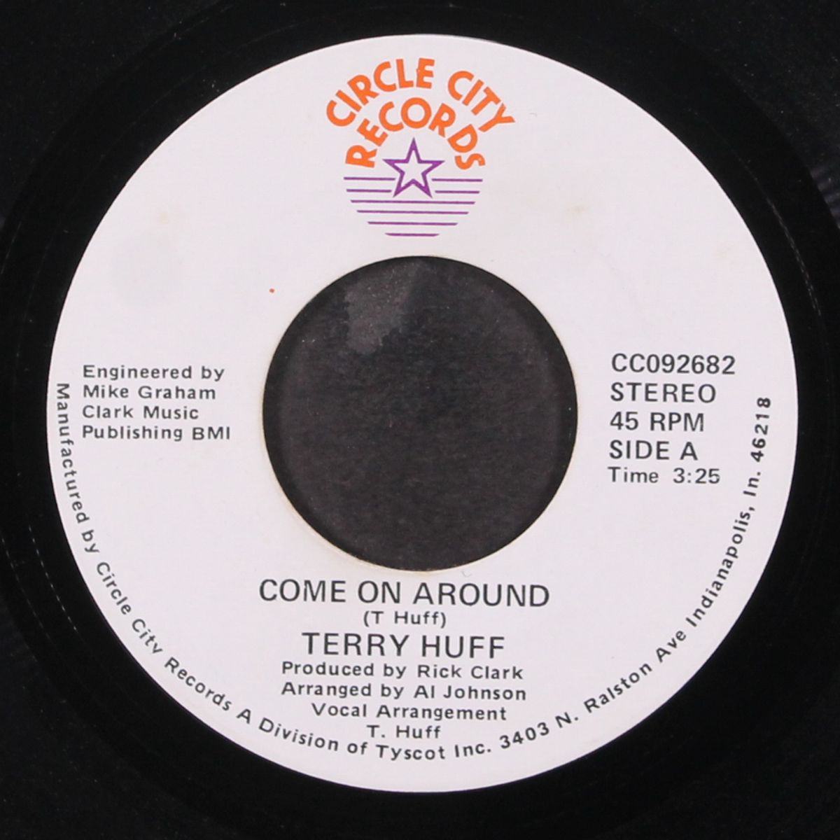 come on around / i wish by TERRY HUFF