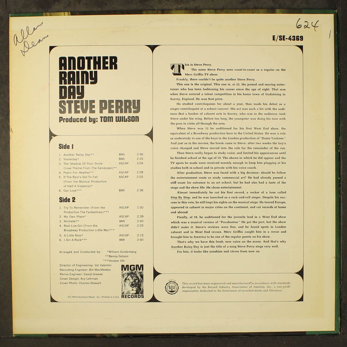 another rainy day by STEVE PERRY