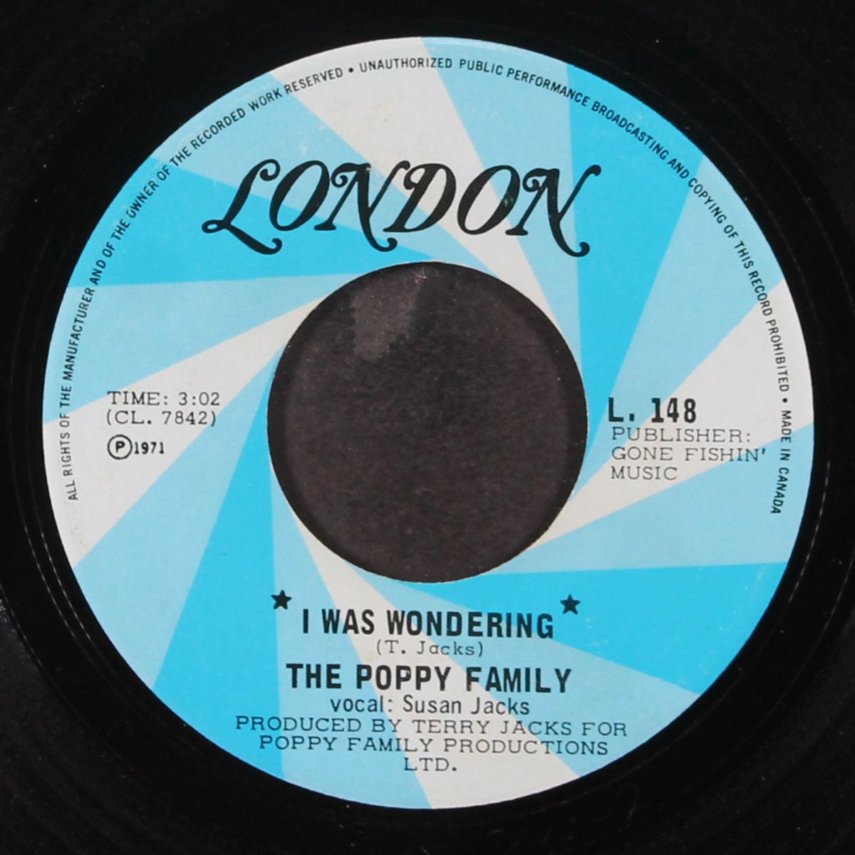 where evil grows / i was wondering by POPPY FAMILY