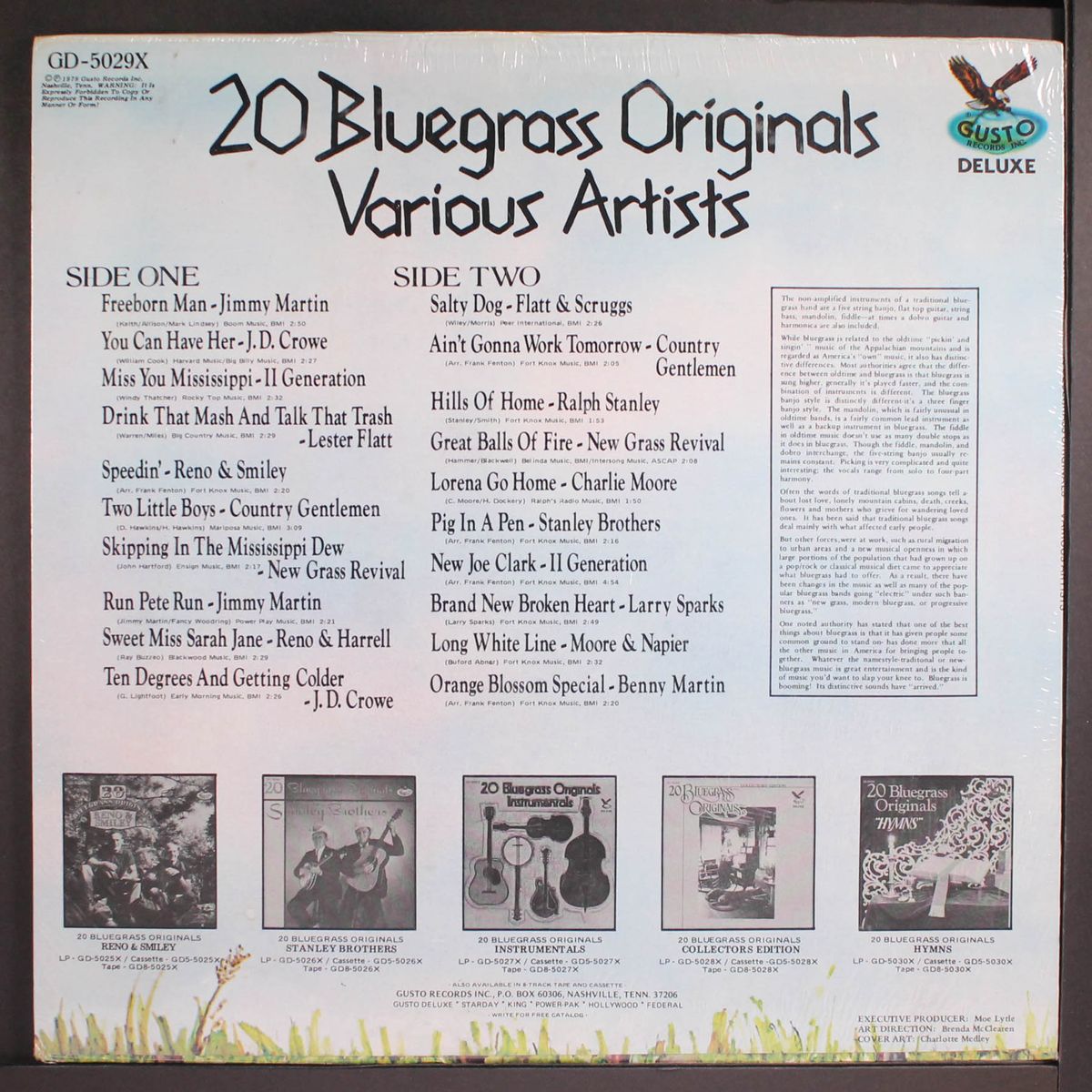 20 bluegrass originals by VARIOUS