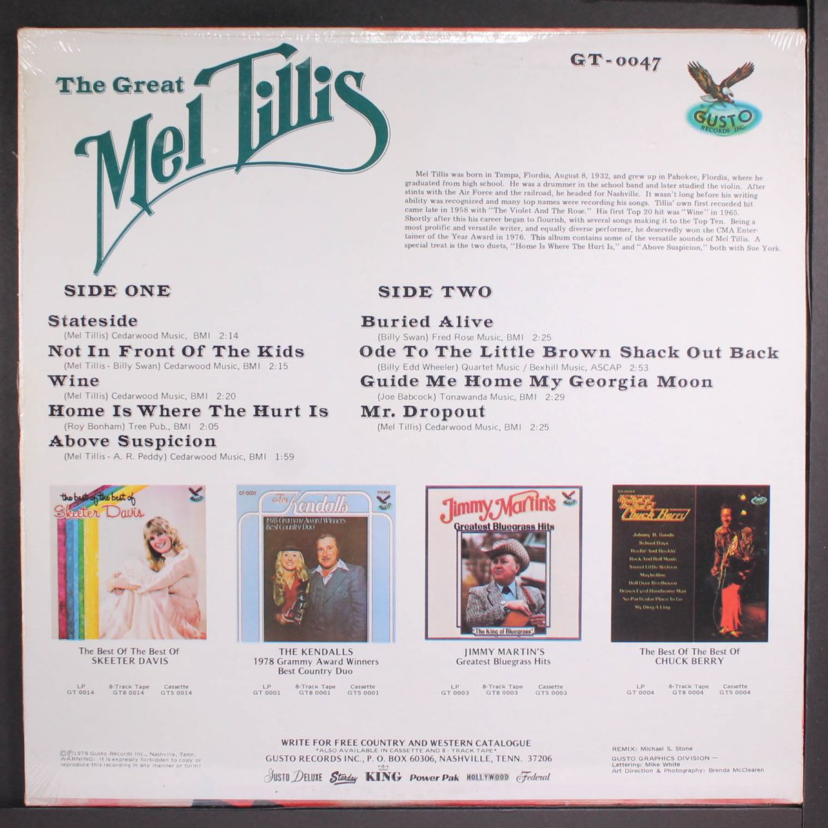 the great by MEL TILLIS